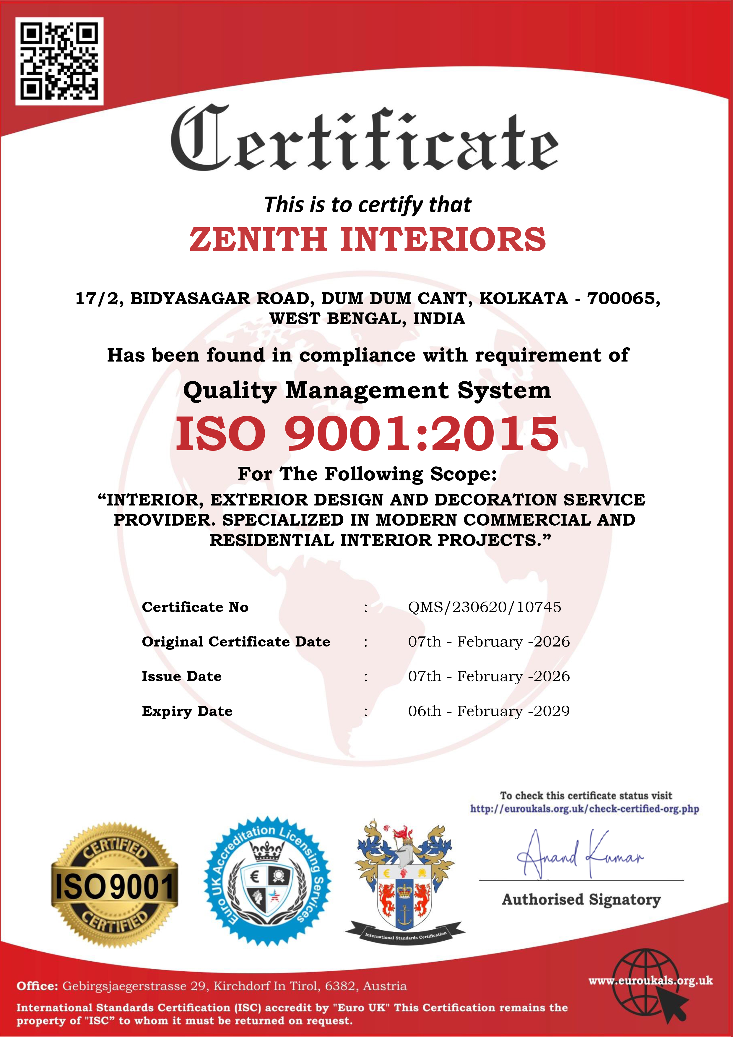 ISO Certified Company